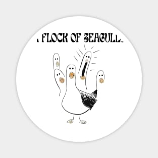 Retro A Flock of Seagulls Magnet